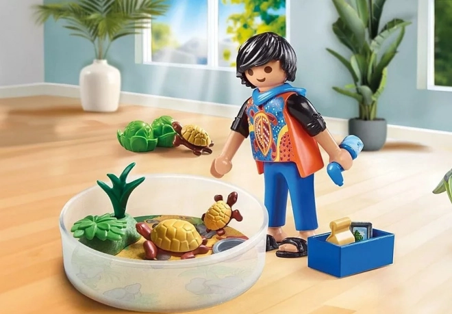 Playmobil terrarium met schildpadden