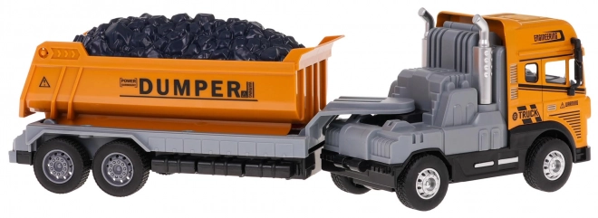 Constructievoertuig Kiepwagen met licht- en geluidsfunctie