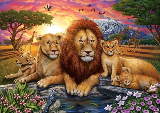 ART PUZZLE Puzzel Leeuwenfamilie 1000 stukjes