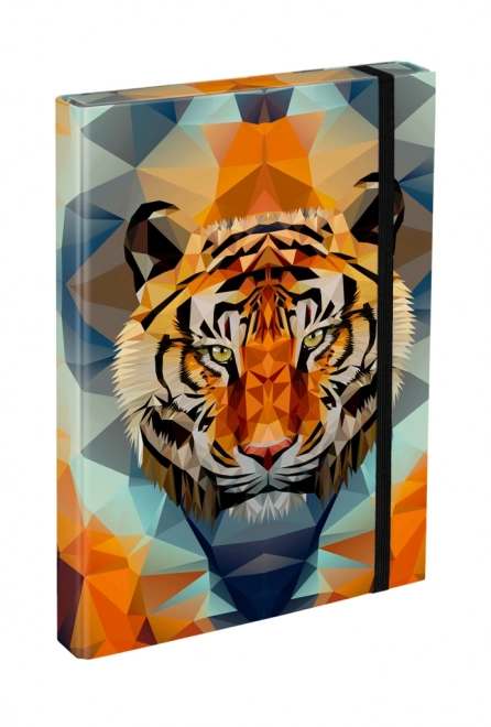 BAAGL Mappen voor schoolschriftjes A4 Tiger