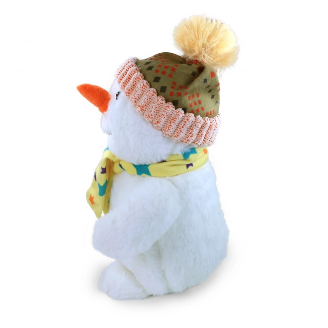 Pluchen sneeuwpop 26 cm