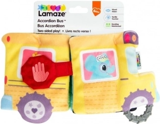 Lamaze uitklapbaar stoffen leporello bus