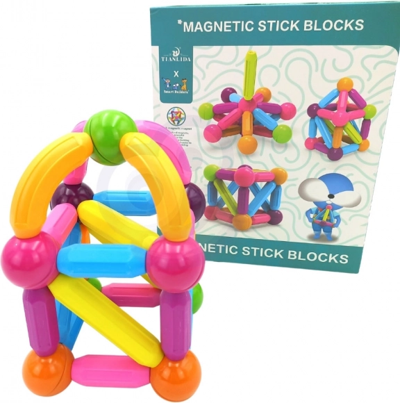 Woopie magnetische bouwsets educatief groot 28 stuks