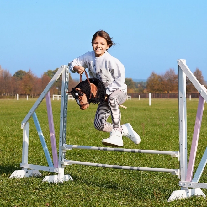 Paard op stok Hobby Horse HOPPIHORSE donkerbruin