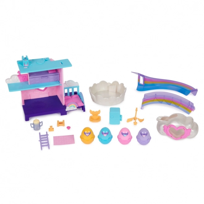 Hatchimals speelset Regenboogwereld broeden in water