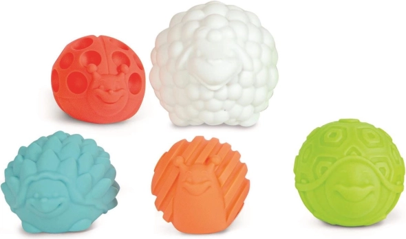 Sensorische dierenvormige zachte ballen voor kinderen 5 stuks