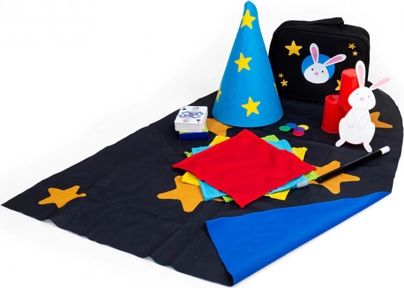 Cape en hoed voor een echte goochelaarslook
