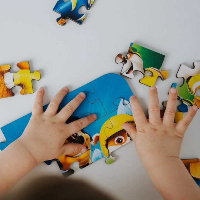 Puzzel 24 houten stukjes Paw Patrol