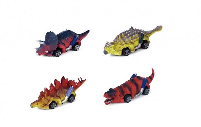 Dino-auto met pull-backfunctie