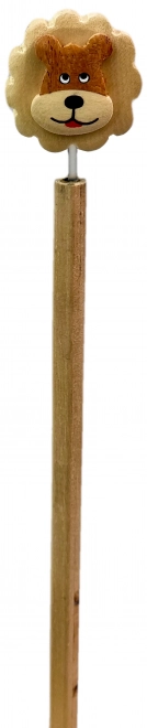 Houten Potlood met Leeuwenkop