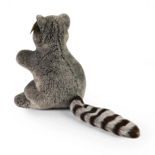 Pluche handpop wasbeer 28 cm ECO-VRIENDLIJK