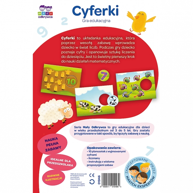 Educatief spel Nummers uit de reeks Kleine Ontdekkers Trefl