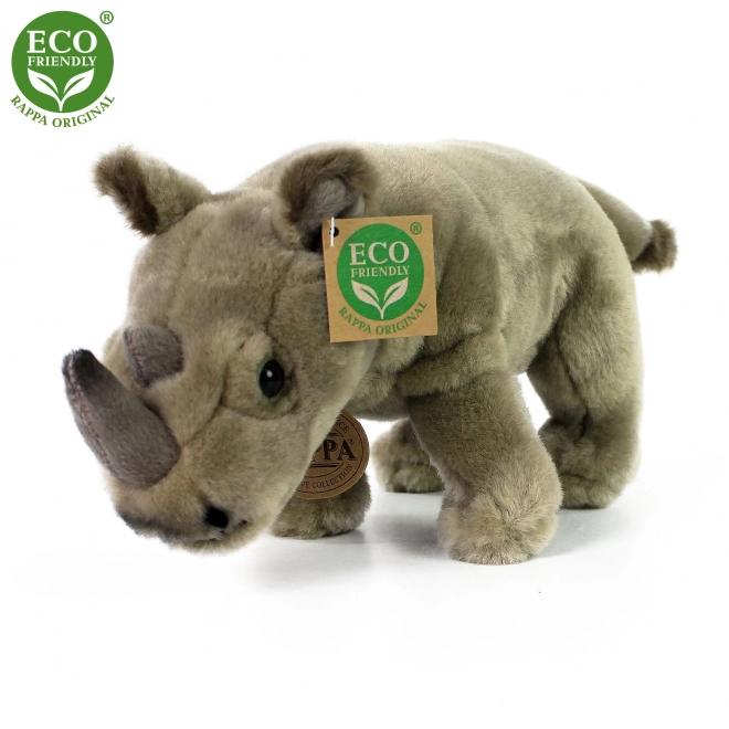 Pluchen neushoorn staand 23 cm Eco-Friendly