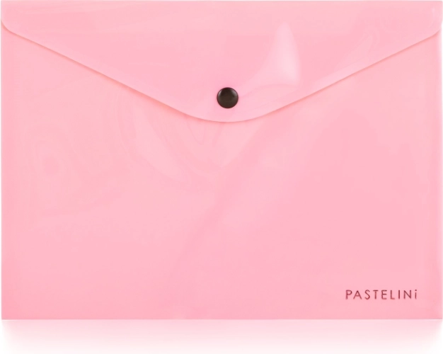 documentenmap met drukknoop A5 PASTELINI roze