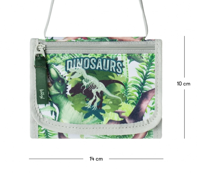 BAAGL Portemonnee voor om de nek Dinosaurus