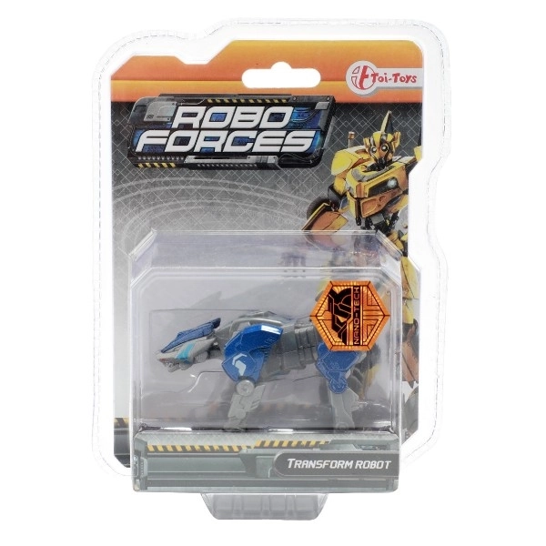 Transformerend dier of robot plastic 9cm in blister