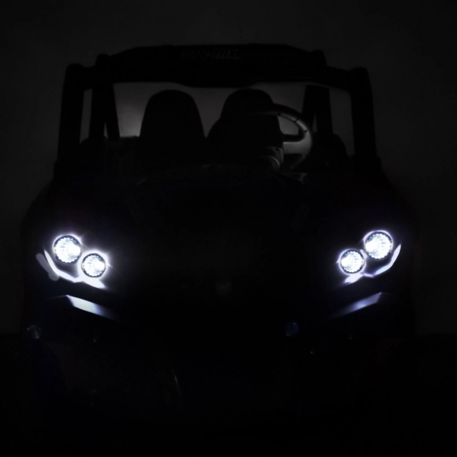 Buggy SuperStar pro kinderen Blauw + MP4 + aandrijving 4x4 + afstandsbediening + kofferbak + LED + deurslot