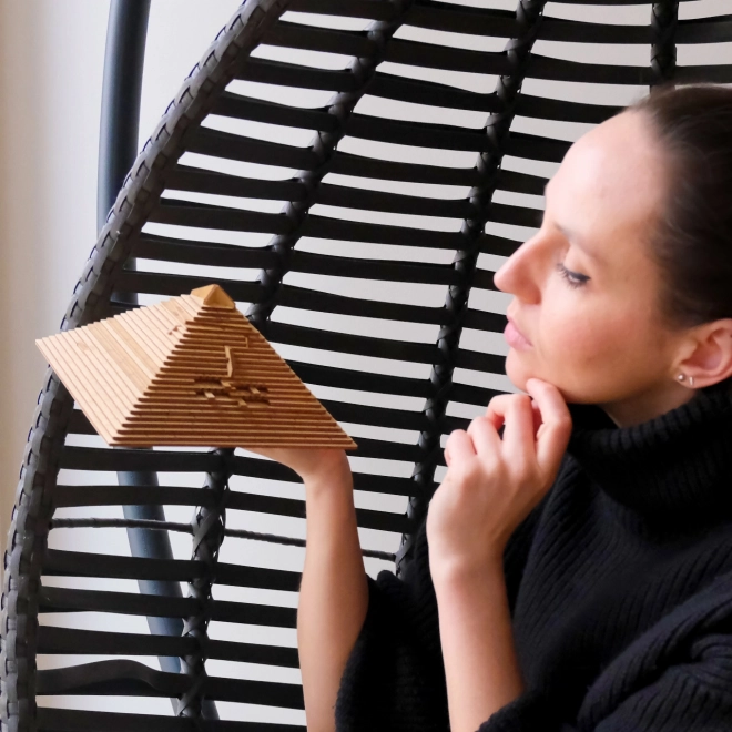 EscapeWelt 3D houten mechanische puzzel Pyramide