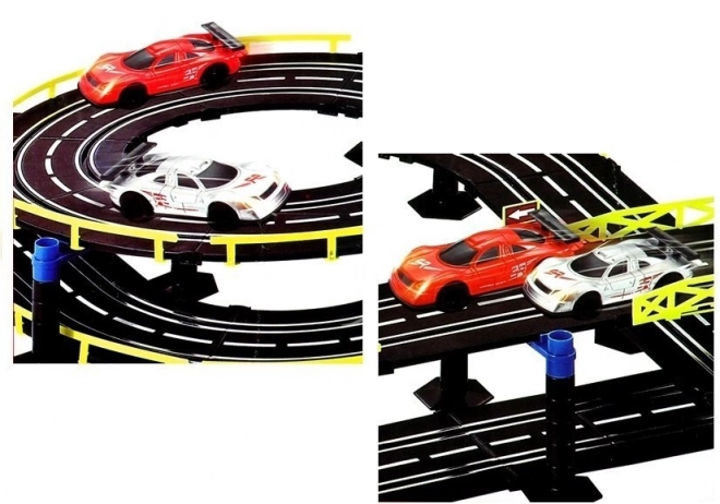 Racebaan Slot Cars met auto's en controllers