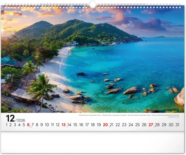 Muurkalender Zee 2026