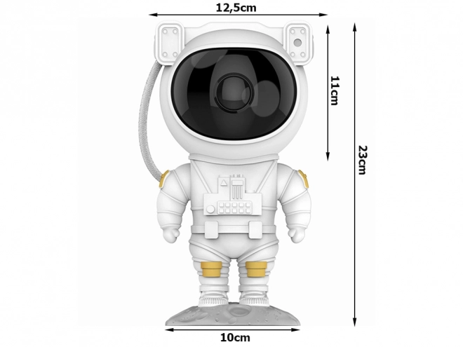 Sterrenprojector in de vorm van een astronaut met afstandsbediening