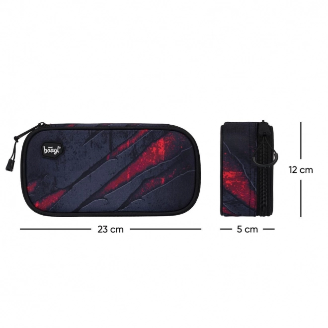 BAAGL SET 3 Core Lava: rugzak, etui, zakje