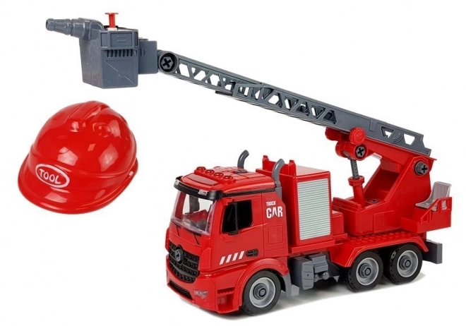 Set DIY Brandweerwagen 2-in-1 met Verwisselbare Krik