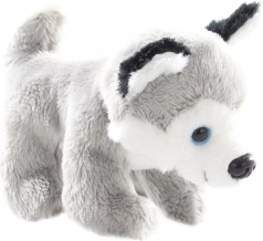Pluchen husky 13 cm
