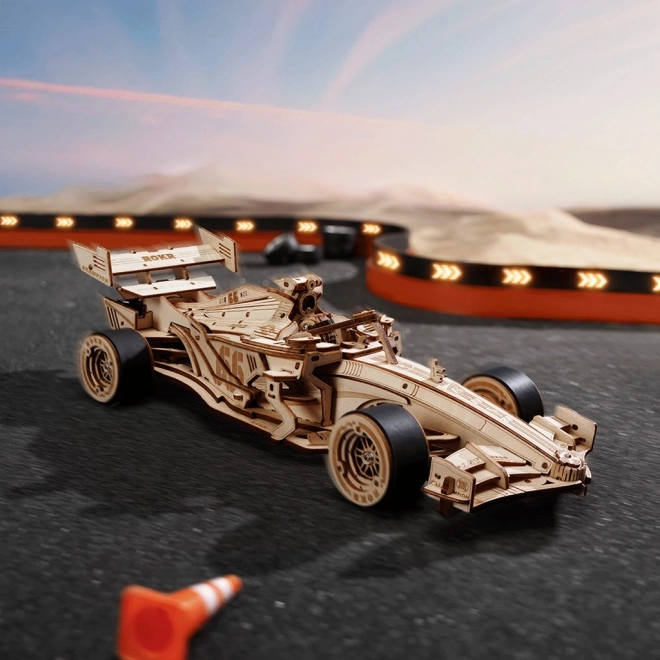 RoboTime 3D houten puzzel Racewagen