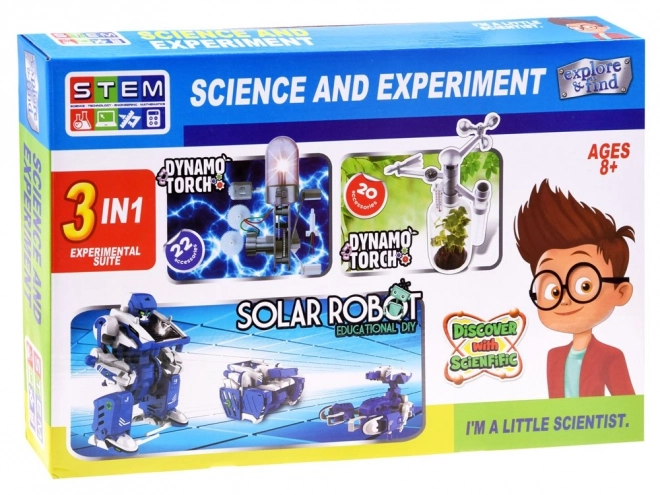 Roboticaset Jonge Wetenschapper 3 in 1 ZA3325