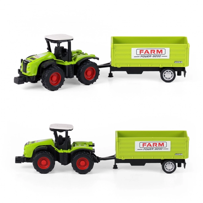 Tractor met aanhanger uit de collectie Mijn kleine boerderij