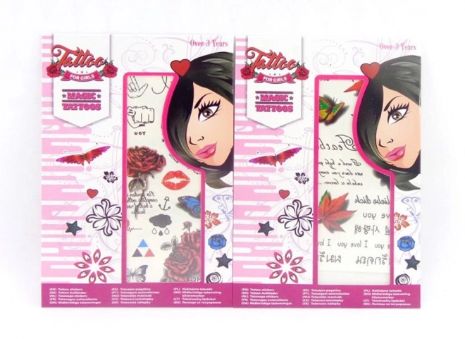 Tatoeage stickers voor meisjes