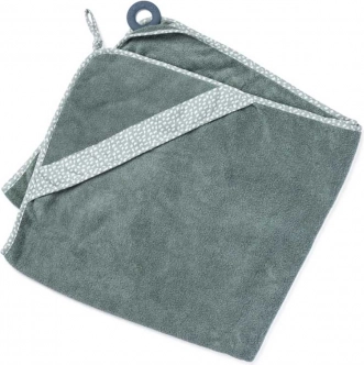 Doomoo Dry & Play babyhanddoek met capuchon en bijtring