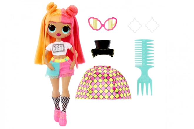 L.O.L. Surprise! OMG Grote Zus, 2 outfits – Neonlicious