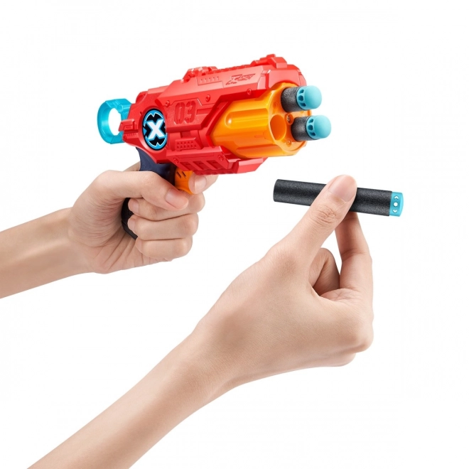 ZURU X-SHOT EXCEL MK 3 dubbelpak met roterende loop en 16 pijlen