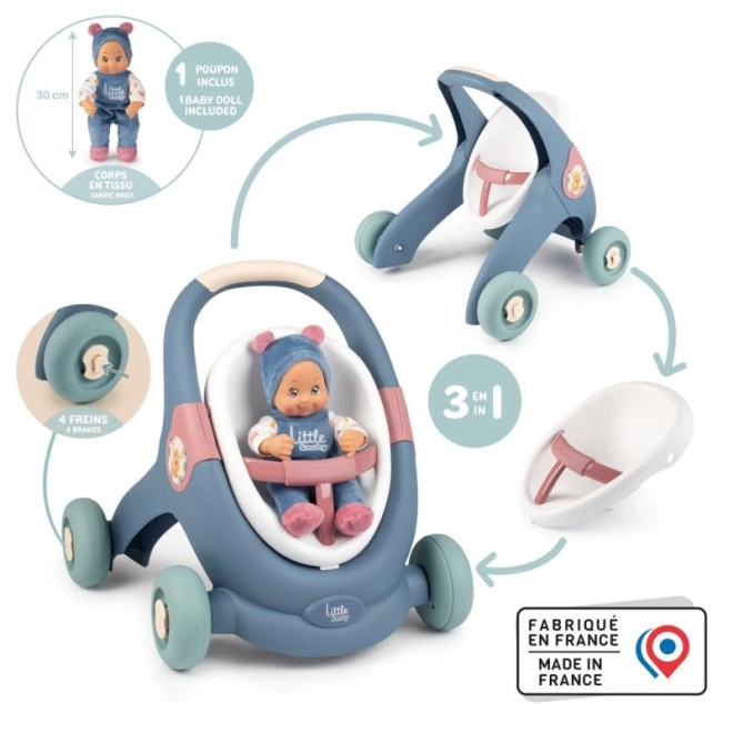 Smoby loopstoeltje 3 in 1 met pop