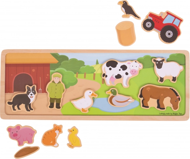 Magnetische puzzel boerderij Bigjigs Toys