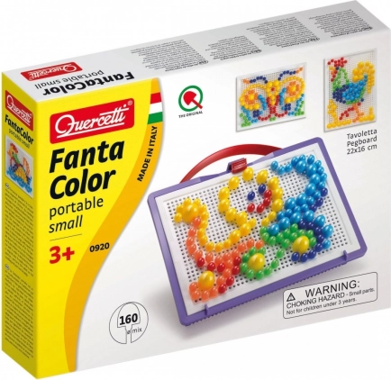 Quercetti Fantacolor draagbare mozaïek voor kinderen