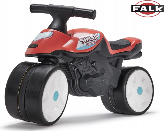 Falk loopfiets Baby Moto Team Bud Racing rood