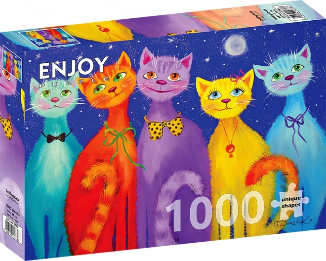ENJOY Puzzel lachende katten 1000 stukjes
