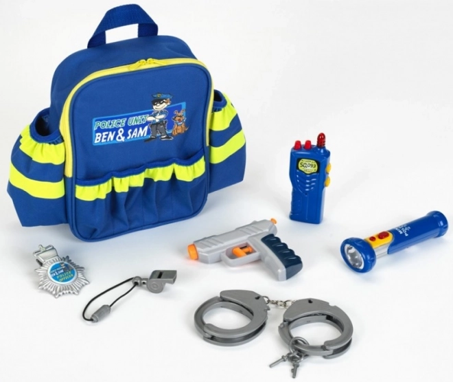 Politie rugzak met accessoires