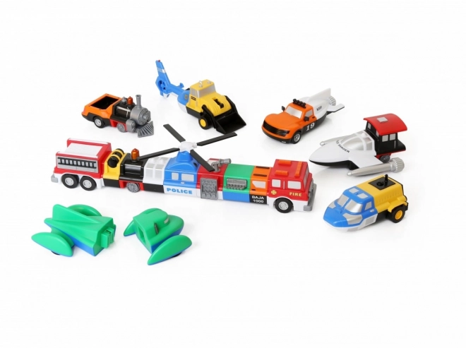 Malblo Magnetische voertuigen deluxe 2 set