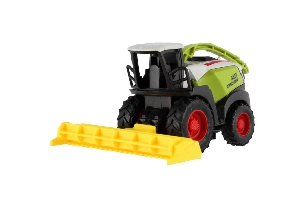 Plastic maaidorser 13 cm met terugtrekmechanisme