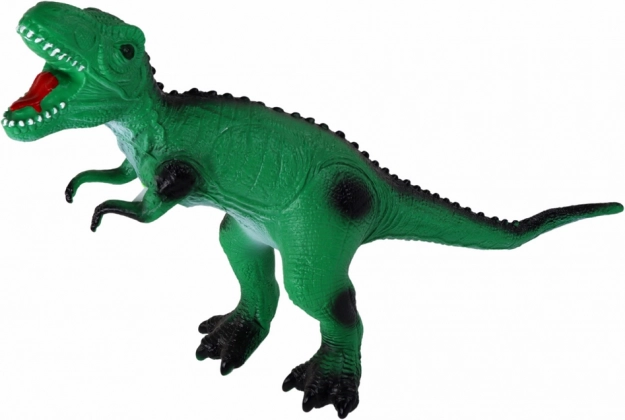 Grote dinosaurusfiguur tyrannosaurus met geluid 38 cm groen