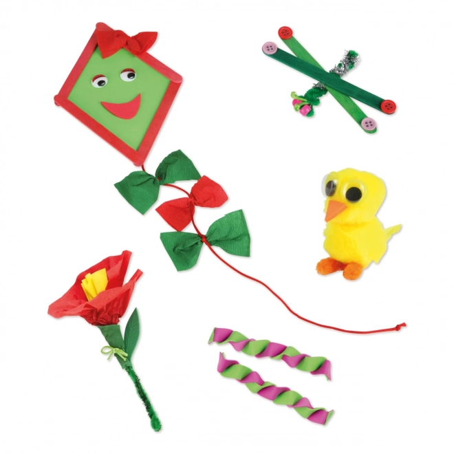 Groene creatieve koffer Jumbo Lena - 800 stuks