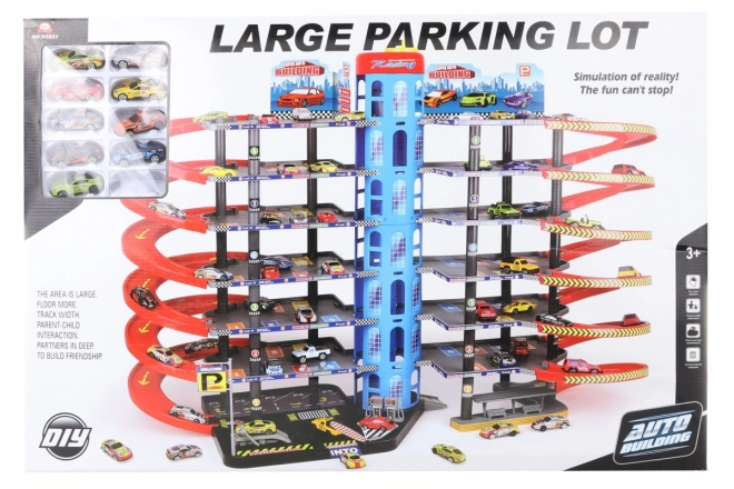 Garage met autootjes