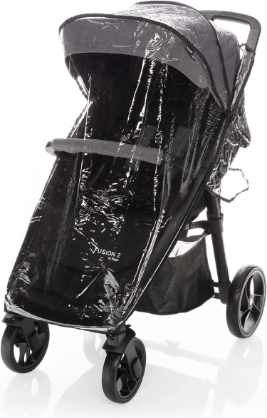 Regenhoes voor kinderwagen Fusion 2, Transparant
