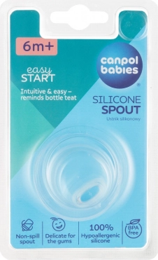 Canpol babies Vervangende siliconen tuit breed 1 st