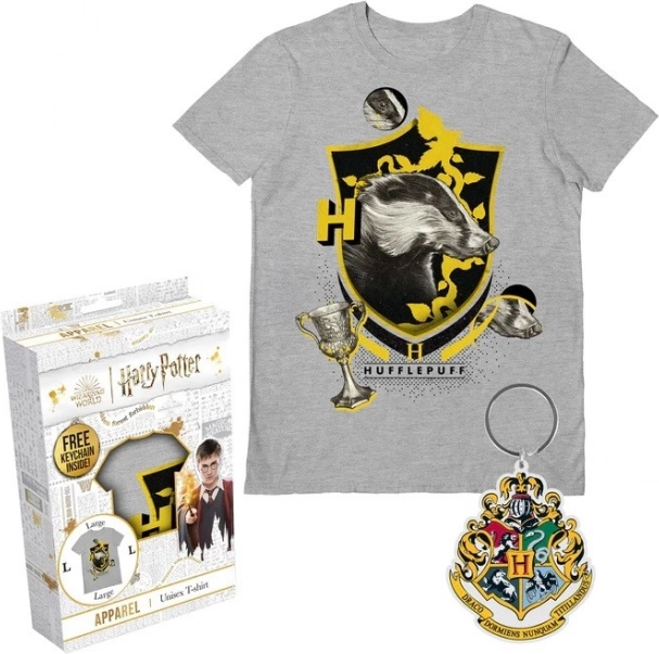 Harry Potter T-shirt Huffelpuf in cadeauverpakking - maat S