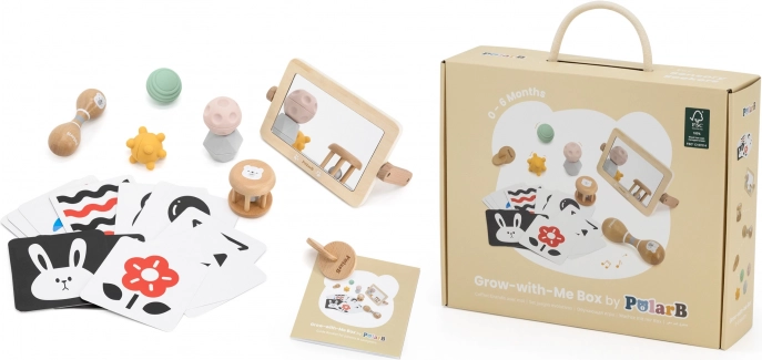 Sensorische speelgoedset voor baby’s 0–6 maanden